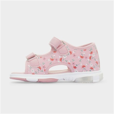 Kids Pink Light Up Sandal