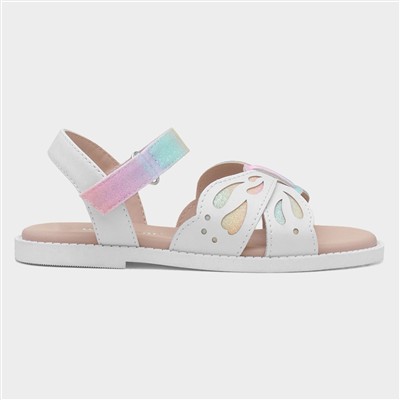 Cadi Girls Multi Butterfly Flat Sandal