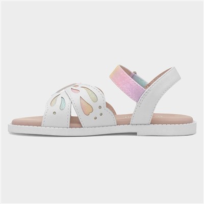 Cadi Girls Multi Butterfly Flat Sandal