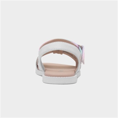 Cadi Girls Multi Butterfly Flat Sandal