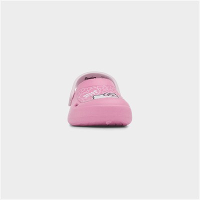Kids Pink EVA Slip On Clog