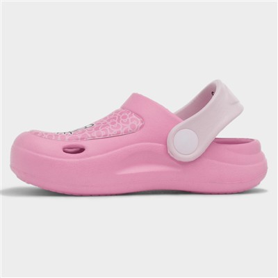 Kids Pink EVA Slip On Clog Sandal