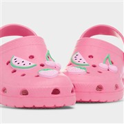 Girls Pink Fruit Slip On EVA Clog (Click For Details)