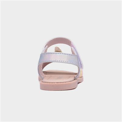 Cali Girls Multi Glitter Unicorn Sandal