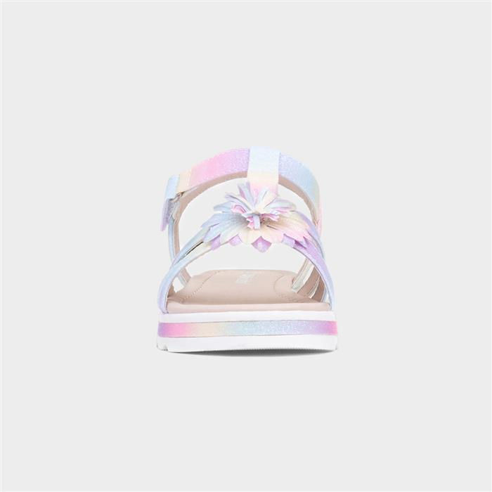 Charlotte Girls Multi T-Bar Flat Sandal