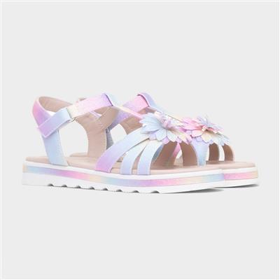 Charlotte Girls Multi T-Bar Sandal