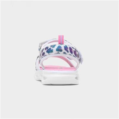 Girls Multicoloured Light Up Sandal