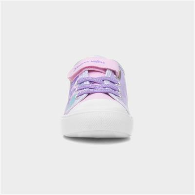 Kids Purple Easy Fasten Canvas