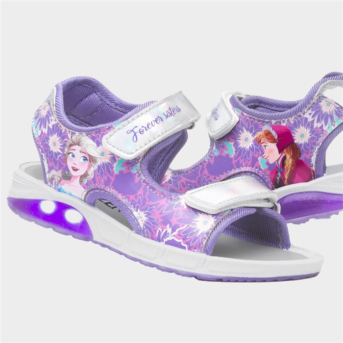 Sparkle Kids Purple Light Up Sandal