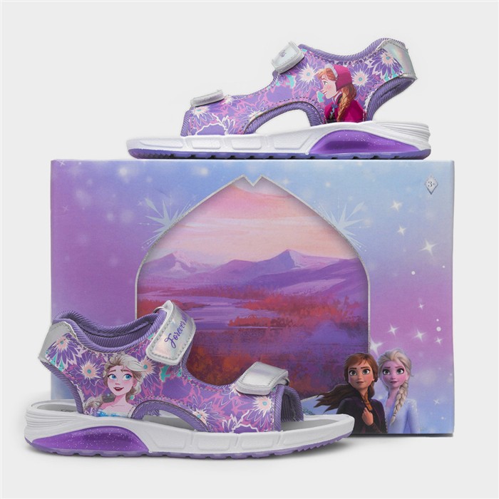 Sparkle Kids Purple Light Up Sandal