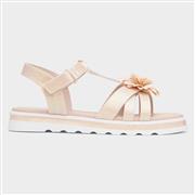Walkright Charlotte Girls Nude T-Bar Sandal (Click For Details)