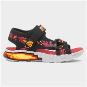 Skechers Mega Splash 4K Kids Black Sandal (Click For Details)