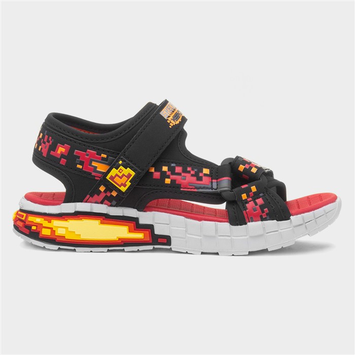 Mega Splash 4K Boys Black Sandal