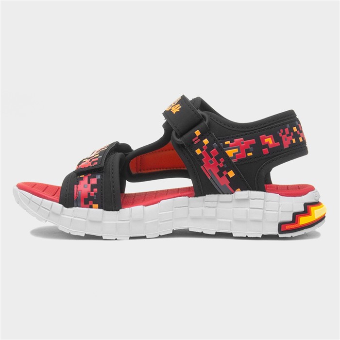 Mega Splash 4K Boys Black Sandal