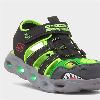 Thermo Flash Kids Black Light Up Sandal