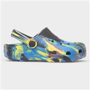 Boys Black Multi Marble Slip On EVA Clog (Click For Details)