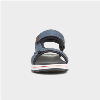 Deen Boys Blue Easy Fasten Sandal