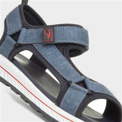 Deen Boys Blue Easy Fasten Sandal
