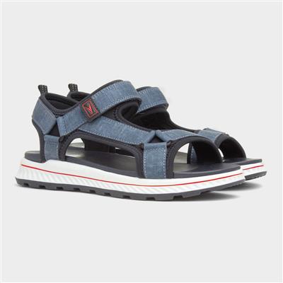 Deen Boys Blue Easy Fasten Sandal