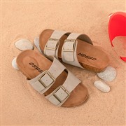 Osaga Hampstead Kids Taupe Open Toe Mule Sandal (Click For Details)