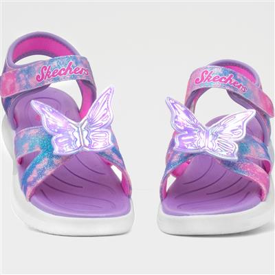 Jumpsters Girls Lavender Light Up Sandal