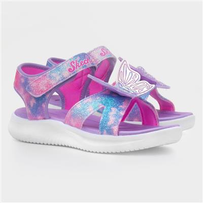 Jumpsters Girls Lavender Light Up Sandal