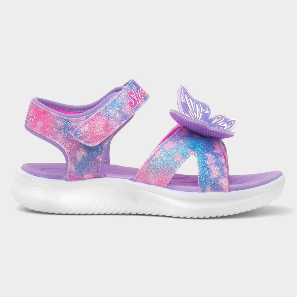 Jumpsters Girls Lavender Light Up Sandal