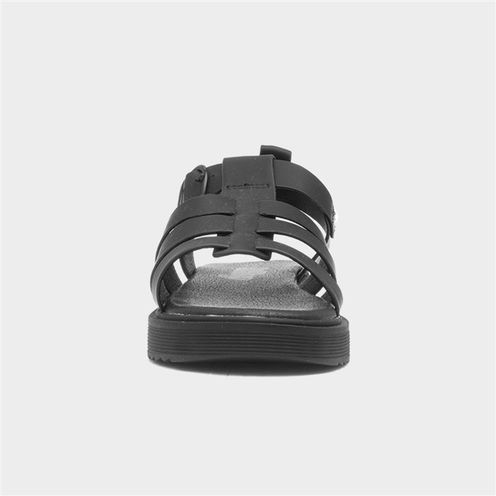 Peak Kids Black Gladiator Sandal