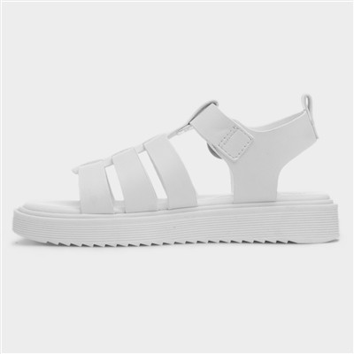 Peak Kids White Gladiator Sandal
