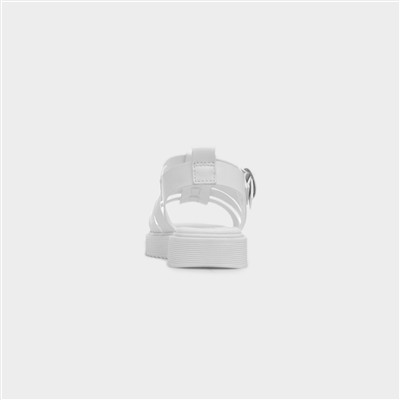 Peak Kids White Gladiator Sandal