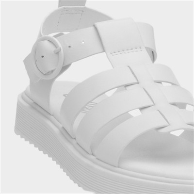 Peak Kids White Gladiator Sandal