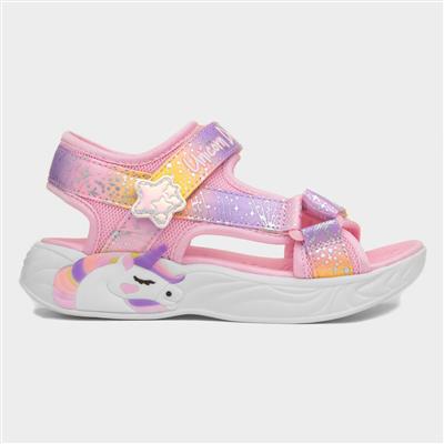 Unicorn Dreams Kids Pink Light Up Sandal
