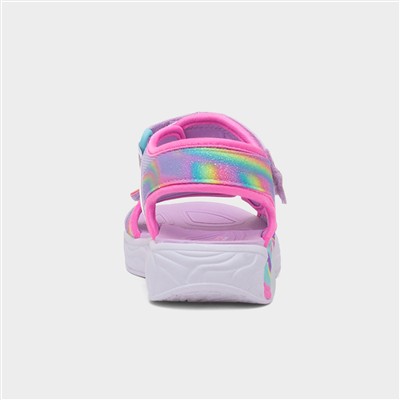 Unicorn Girls Purple Light Up Sandal