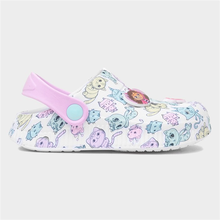 Kids White Slip On EVA Clog