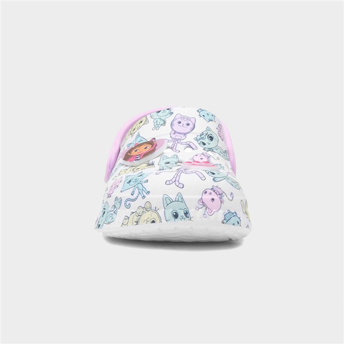 Kids White Slip On EVA Clog
