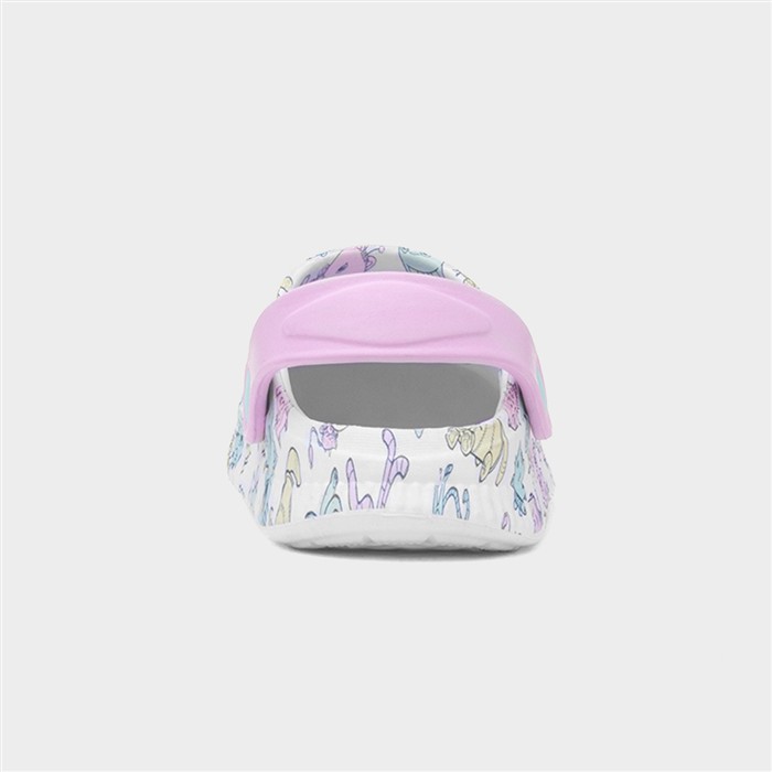 Kids White Slip On EVA Clog