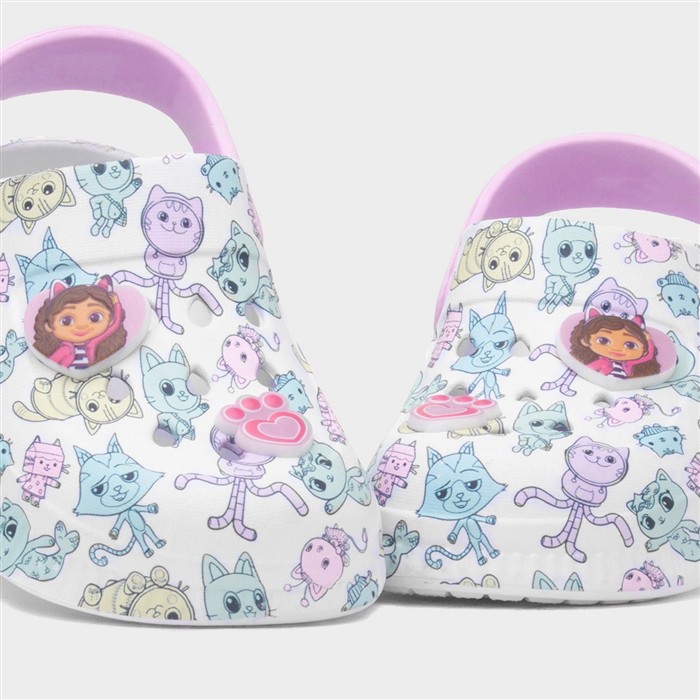 Kids White Slip On EVA Clog