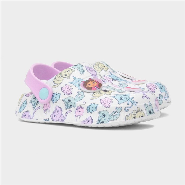 Kids White Slip On EVA Clog