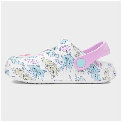 Kids White EVA Clog