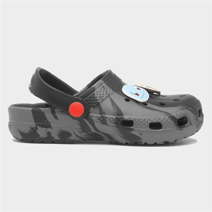 Sebou Kids Black Slip On EVA Clog