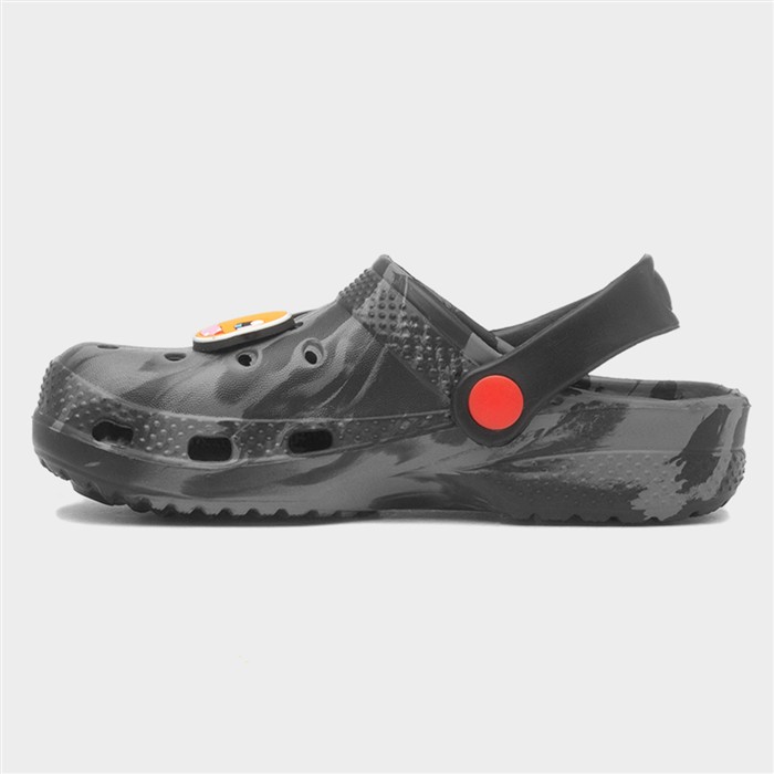 Sebou Kids Black Slip On EVA Clog