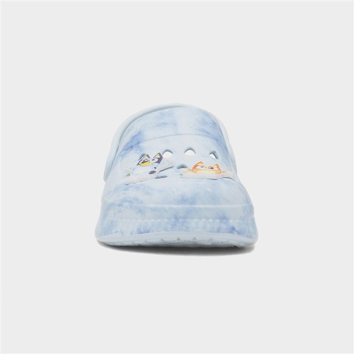 Kids Blue Tie Dye Slip On Character EVA Clog
