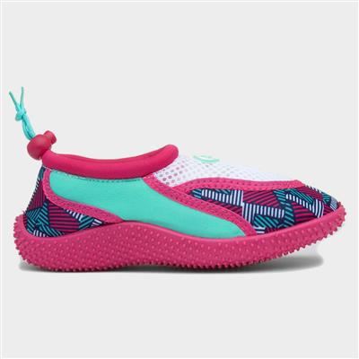Squidette Kids Pink Aqua Shoe