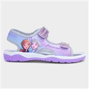 Disney Frozen Bluestone Kids Purple Flat Sandal (Click For Details)