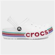 Crocs Bayaband Kids White Glitter Clog (Click For Details)