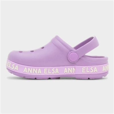 Jessie Kids Purple EVA Slip On Clog