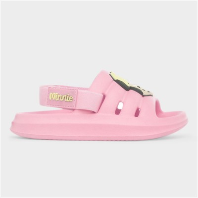 Kids Pink Slip On Sandal