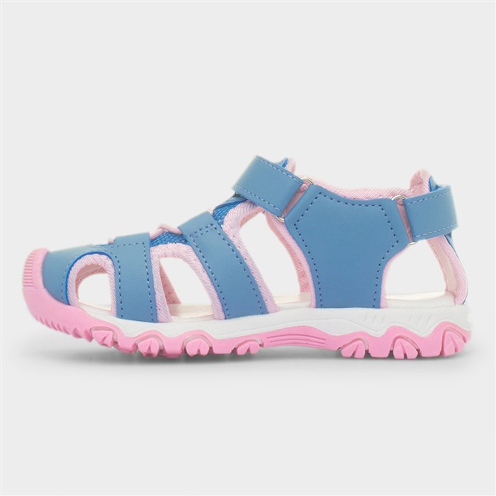 Kids Blue Fisherman Character Sandal