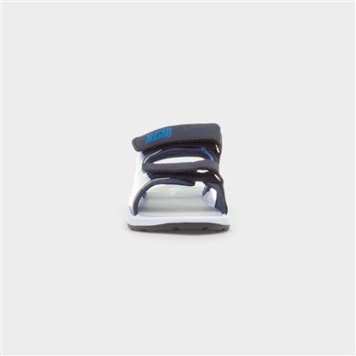 Kids Navy Easy Fasten Sandal