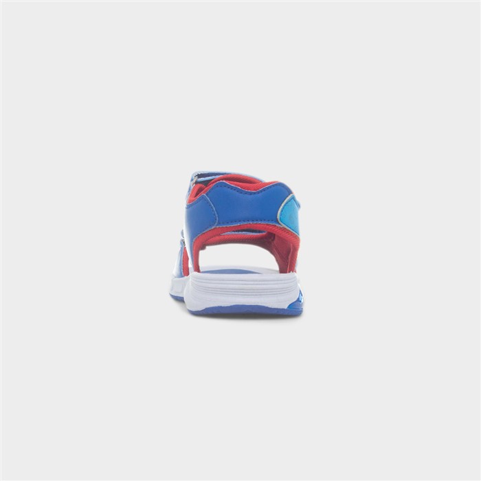 Kids Blue Easy Fasten Light Up Sandal